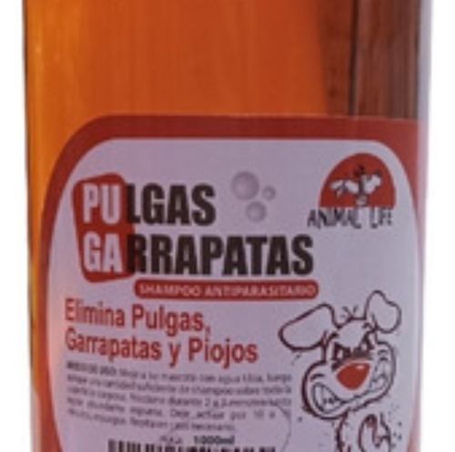 Shampoo Antiparasitario Pulga Garrapata Piojo Perro 1000ml