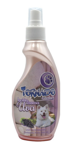 Perfume Frutal Para Mascota 250ml Aroma Uva Tornado