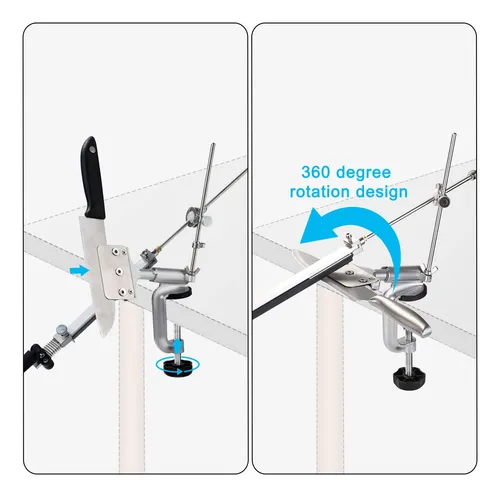 Afilador De Cuchillos Pro Rx-008, Diseno De Giro De 360°, Af