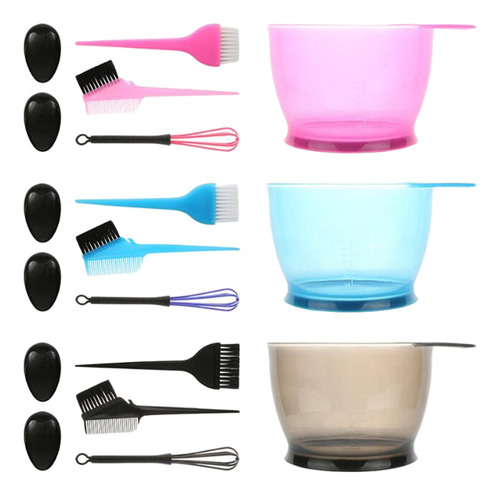 5 Unids / Set Set De Herramientas De Color De Tinte Para El