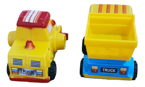 Kit 2 Robocar Poli Carrinhos De Fricção Coleção Infantil Cor Max/dump Personagem Max/dump