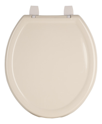 Asiento Redondo Para Wc Abierto Color Hueso Foset 40242