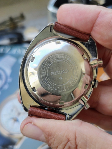 Seiko 6139 Crono Pogue Mostrador Amarelo