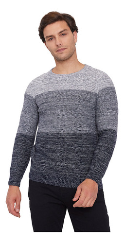 Sweater Hombre Degradado Gris Corona