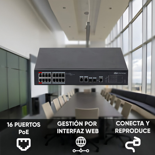 Switch Dahua Technology DH-PFS4218-16ET-240