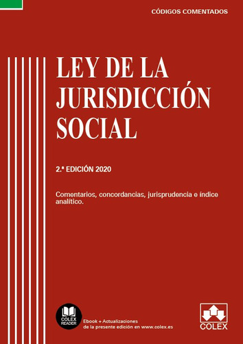 Libro Ley De La Jurisdicciã³n Social - Cã³digo Comentado ...