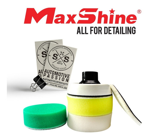 Imagen 1 de 5 de Max Shine | Kit Combo | 2 Pulgadas | 4 Pads | Backing Plate