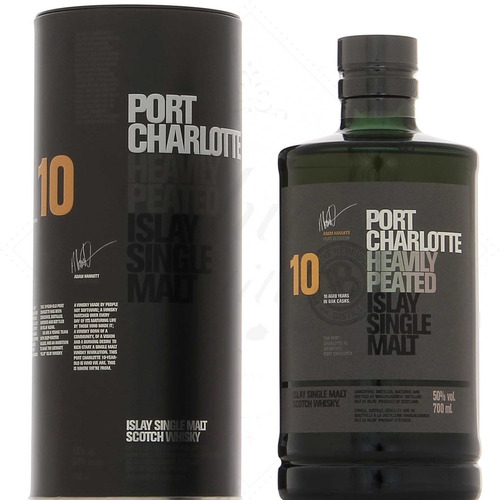 Whisky Bruichladdich Port Charlotte 10 Años 700 Ml