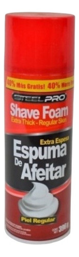 Espuma De Afeitar Extra Espesa Steel Pro Importada Jumbo