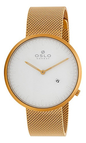 Relógio Oslo Masculino Slim Omgsss9u0007 B1kx Dourado