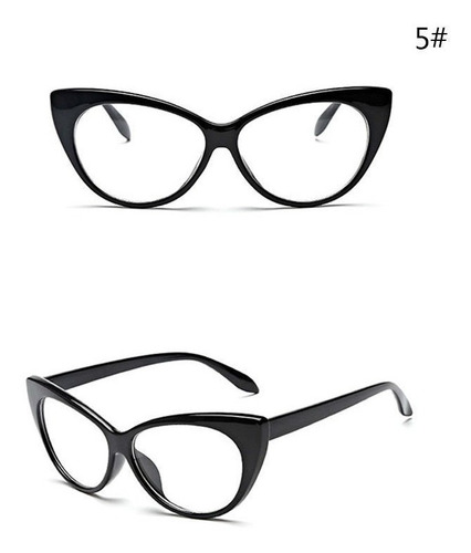 Lentes Ojo De Gato Gatubela Dama Sexy Anteojos Montura Marco