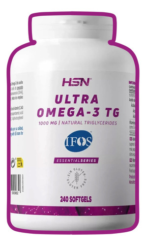 Ultra Omega 3 Tg Ifos 1000mg Hsn Essential Series 240 Caps