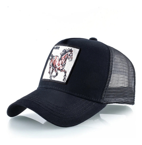 Gorra Cachucha Caballo Bordada Snapback Unisex Animales Hors