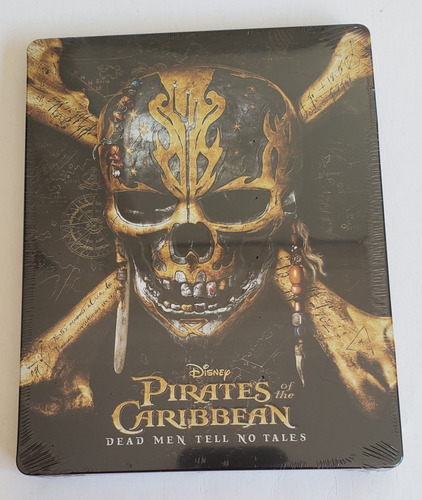Steelbook Blu-ray 3d Piratas Do Caribe A Vingança De Salazar