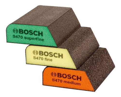 Lija Esponja Abrasiva Lavable Bosch Perfiles X 3 U. Sf F M