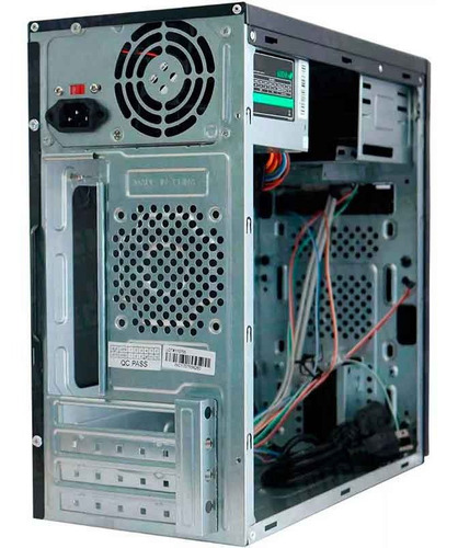 Gabinete Xtech Atx + Fuente 600w Black Xtq-200 Mid Tower
