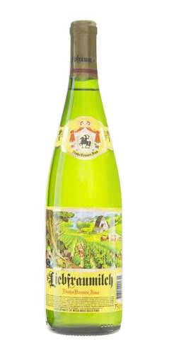 Vinho Branco Meio Seco Uvas Diversas Liebfraumilch 750 Ml