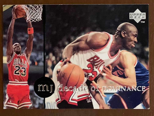 Tarjeta Michael Jordan Decade Of Dominance Upper Deck 97