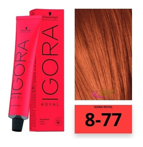 Tintura Igora Royal Schwarzkopf  60grs. 8-77 7-77 6-77 0-77