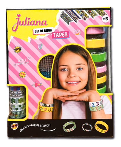 Set Bijou Juliana Tapes Decorar Pulseras Diseños Full