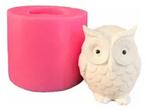 Comprar 3d Búho Vela Molde Búho Silicona Molde Decoración De...
