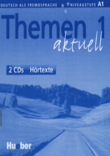 Themen Aktuell 1 Cd (2) (texto), De Bock, Heiko. Editora Hueber Verlag Em Alemão