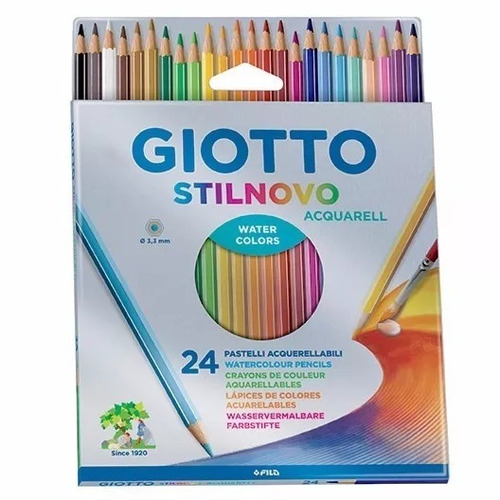 Lapices De Color Giotto Stilnovo Acquarell Acuarelables X 24