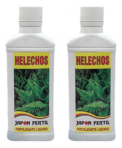 Pack 2un Japon Fertil Helechos Fertilizante Liquido Helecho