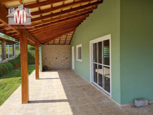 Linda Chácara Em Construção, Com Escritura, 3 Dormitórios, Piscina, À Venda, 1000 M² Por R$ *495.000* - Zona Rural - Pinhalzinho/sp - Ch0821