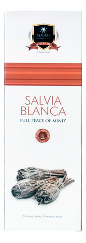 Incienso Alaukik Salvia Blanca - Full Peace Of Mind 90 Gms