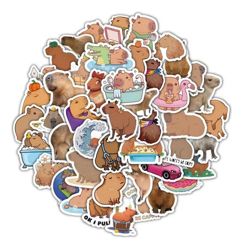 comprar Calcomanías De Animales De Capybara Calcomanías De Dibujos A