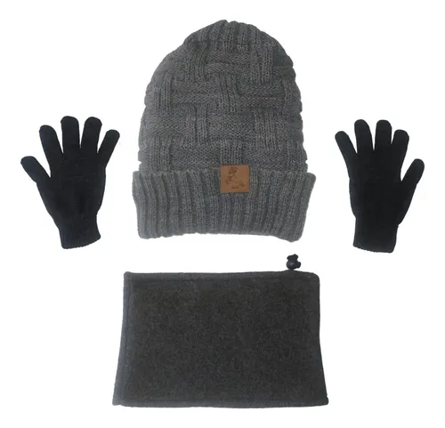 Combo Térmico Gorro, Bufanda, Guantes