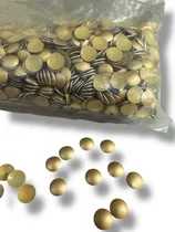 Comprar Tachas Hotfix Redondas Coreanas Gold 8mm X 8mm 200 Unidades