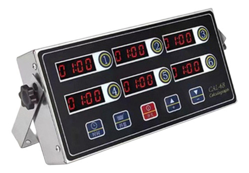 . Temporizador Digital De Cocina, Reloj Para 6 Canales