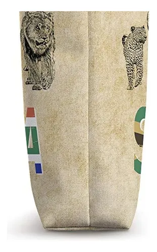 Cinco Orgullo Sudafricano Bolsa De Tela