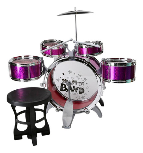 Juego De Batería De Jazz Para Niños, Instrumento De