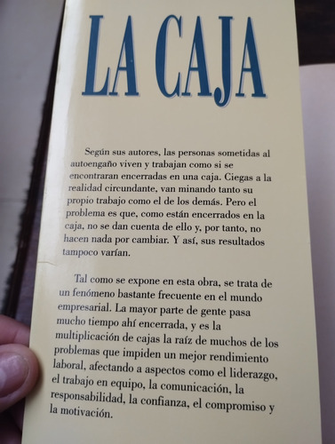 La Caja. The Arbinger Institute. Empresa Activa. Olivos (Usado)