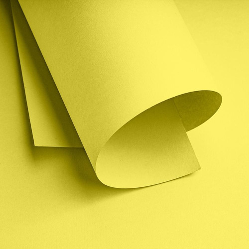 Papel Color Pop Amarelo Canarinho Mimo 30,5x30,5cm 180g 25un