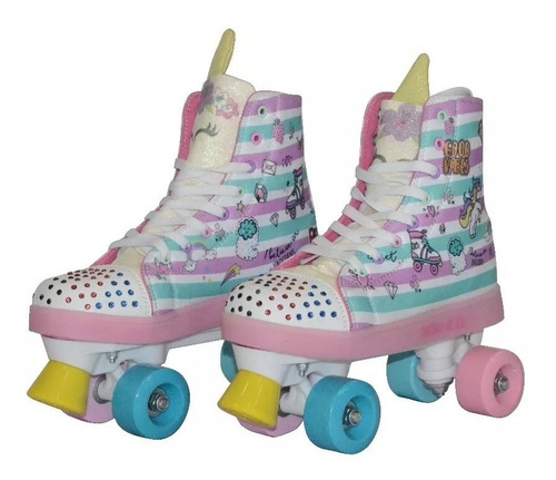 Patines Unicornio Zapatilla Luz No Soy Luna Patin Ver Video