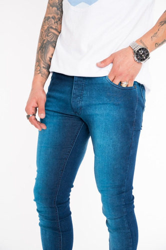 Jean Hombre Farenheite Skinny Alya