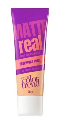 Imagem 1 de 1 de Base Líquida Matte Color Trend Real Bege Claro 25ml - Avon