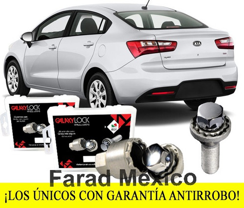 Birlos Seguridad Kia Rio Sedan Lx Galaxylock