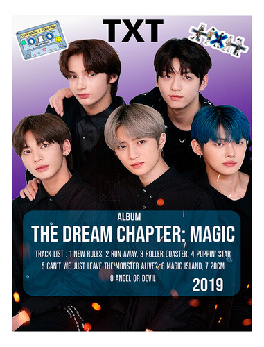 Poster Papel Fotografico Txt The Dream Chapter Magic 45x30