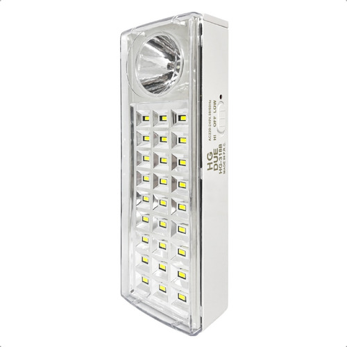 Lampara Luz Emergencia Led Para Colgar Asa Recargable Cable