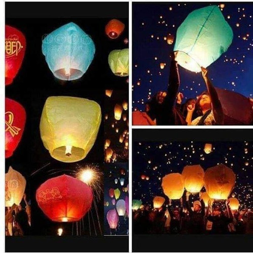Globos De Los Deseos Cantoya Aire Caliente 0,75 Por Mayor