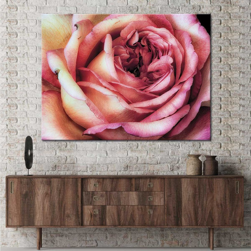 Cuadro Flor Rosa Petalos De Rosa Hermosas Flore Canvas 90x60