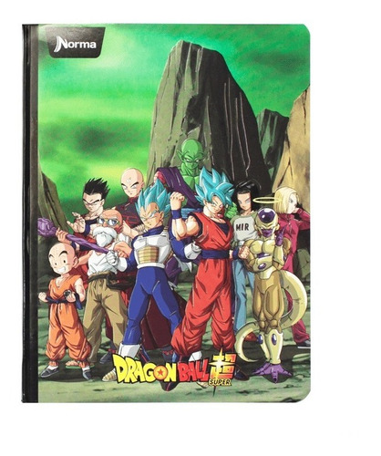 Cuaderno Cosido Cuadriculado Dragon Ball 100 Hojas Norma | Cuotas sin  interés