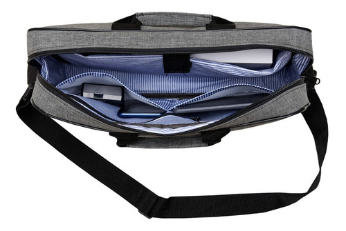 Imagen 3 de 4 de Maletín Portafolio Morral Con Division Real Cover