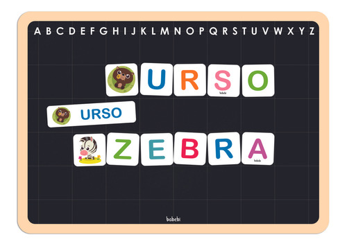 Brinquedo Educativo Quadro Infantil Letras Do Alfabeto