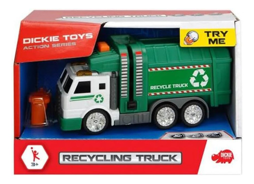 Dickie Toys Hong Kong Ltd Action Recycling Truck, Verde